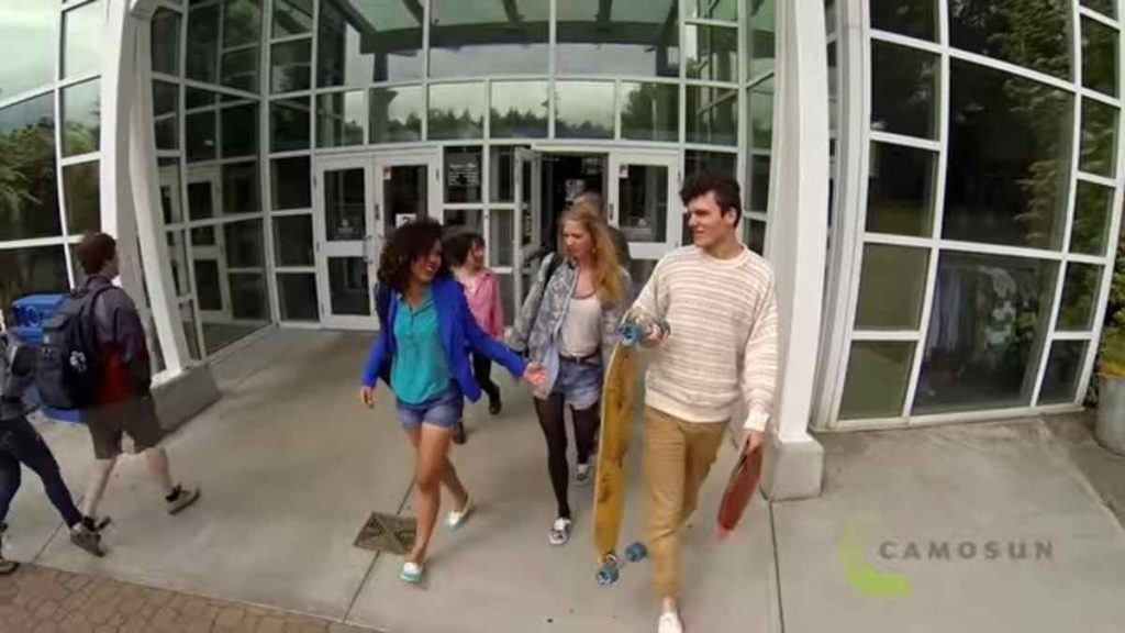 inside camosun college in Canada1